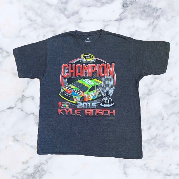Fanatics Other - Nascar T shirt Kyle Busch champion 2015